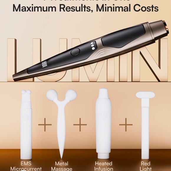 INIA LUMiN UNDER EYE LASER DEVICE AND CONDUCTIVE CREAM NEW IN BOX NOT OPENED - Picture 3 of 3